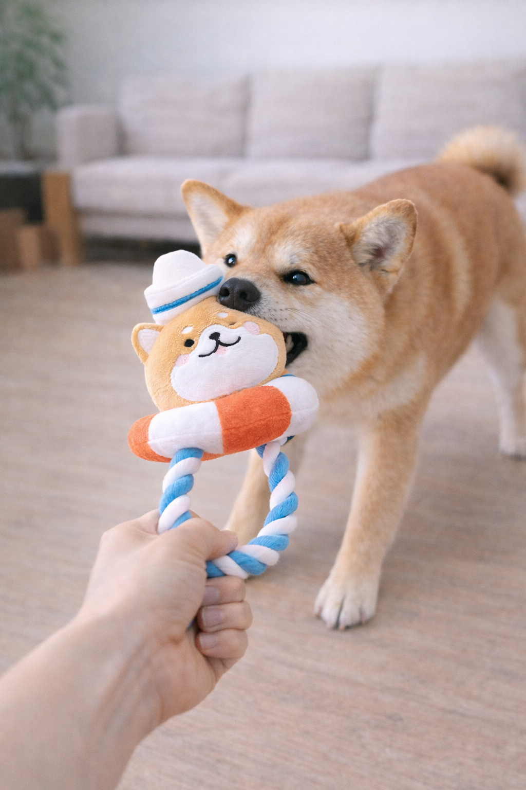 Shiba Inu Chew Resistant Plush Toy