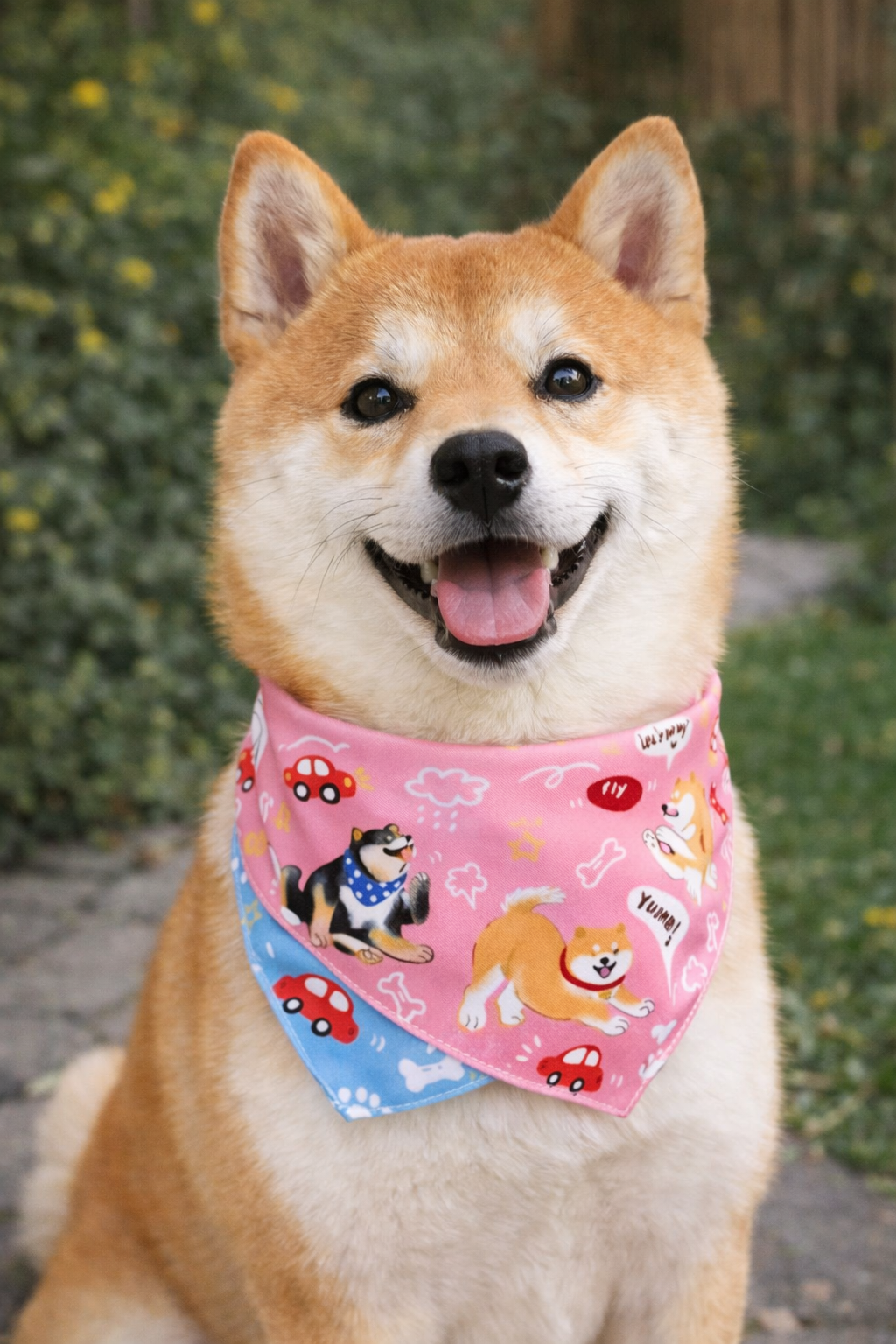 Shiba Inu Reversible Bandana