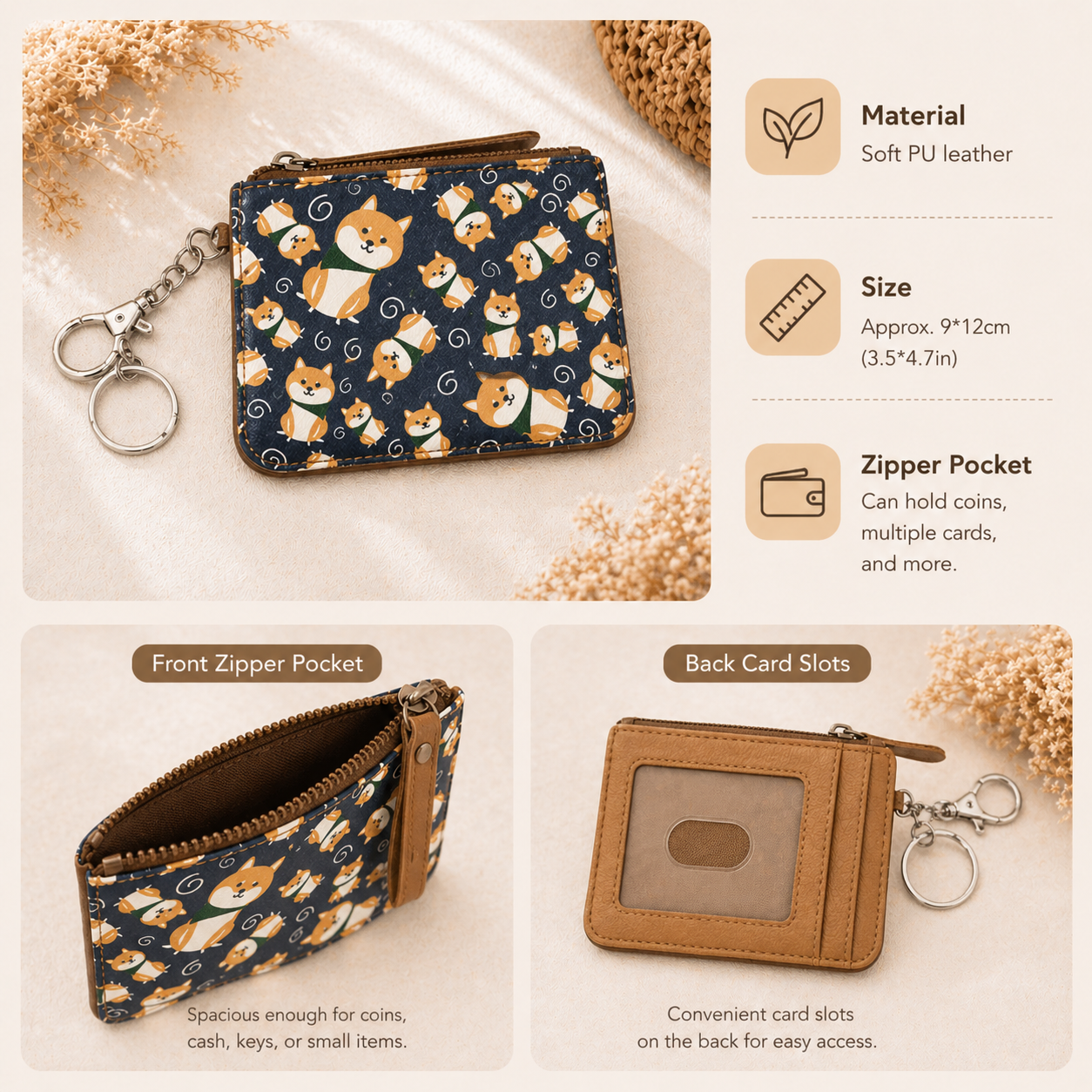 Shiba Inu Card Holder