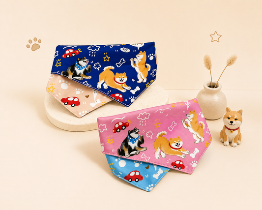 Shiba Inu Reversible Bandana