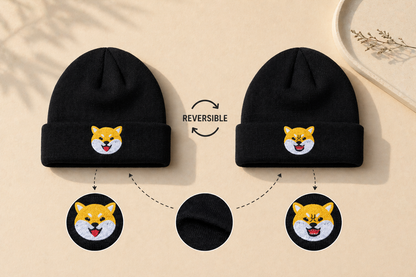 Shiba Inu Reversible Beanie