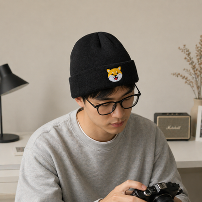 Shiba Inu Reversible Beanie