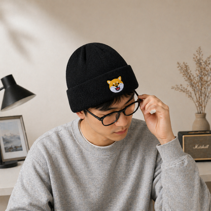 Shiba Inu Reversible Beanie
