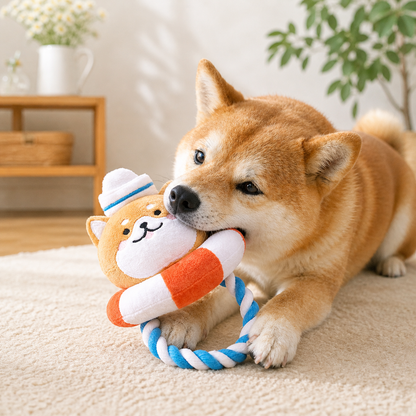 Shiba Inu Chew Resistant Plush Toy