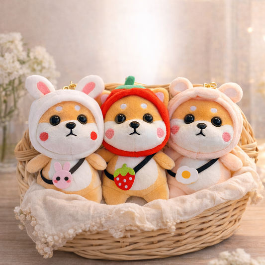 Shiba Inu Plush Keychain