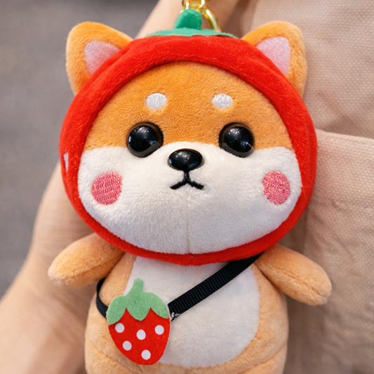Shiba Inu Plush Keychain