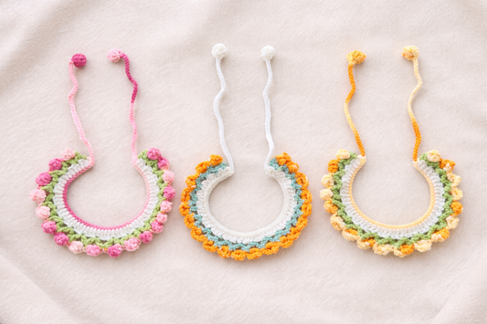 Handmade Knit Shiba Inu Collar