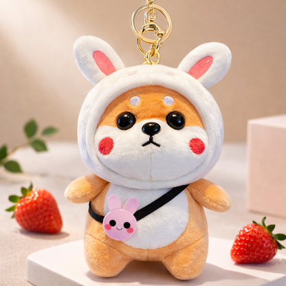 Shiba Inu Plush Keychain