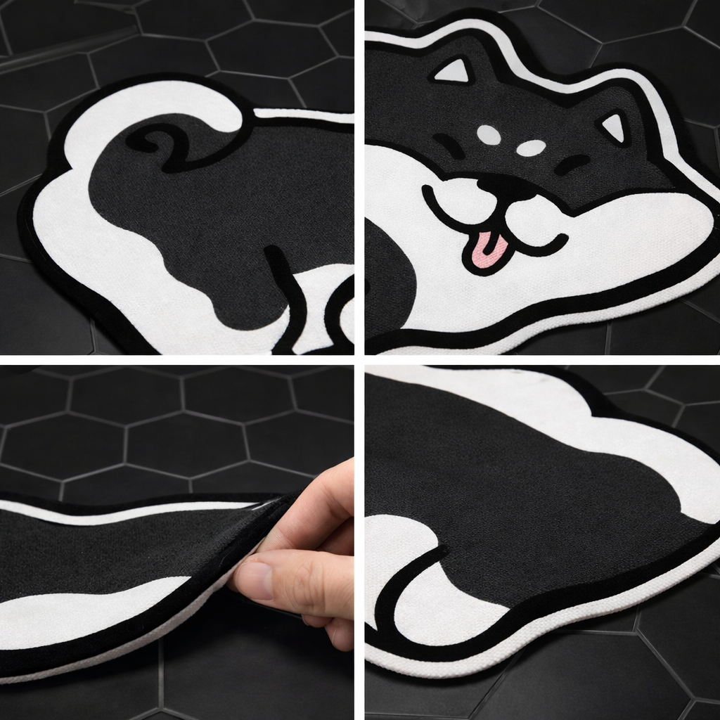 Shiba Inu Silica Gel Bath Mat
