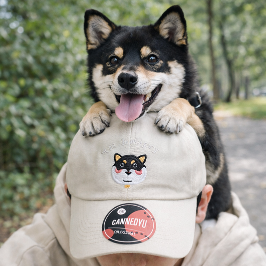 Shiba Inu Glow in the Dark Baseball Cap