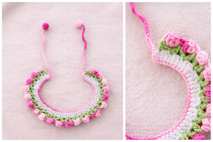 Handmade Knit Shiba Inu Collar
