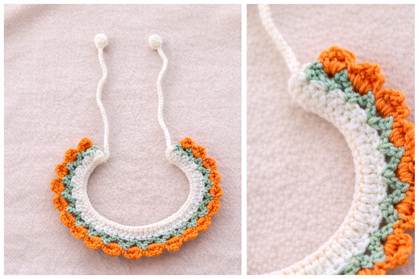 Handmade Knit Shiba Inu Collar