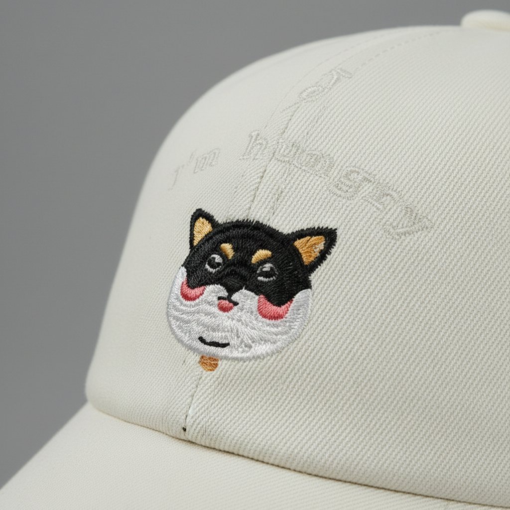 Shiba Inu Glow in the Dark Baseball Cap