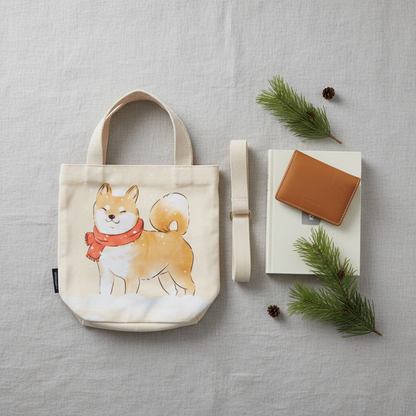 Shiba Inu Plush Crossbody Bag