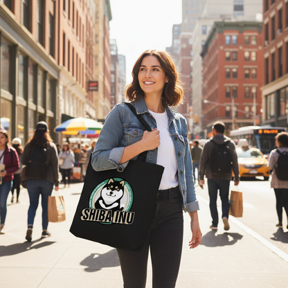 Shiba Inu Canvas Tote Bag