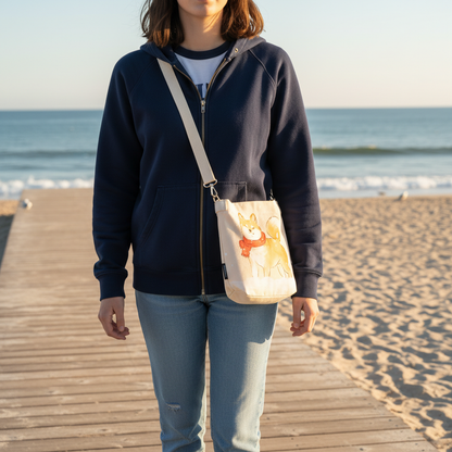 Shiba Inu Plush Crossbody Bag